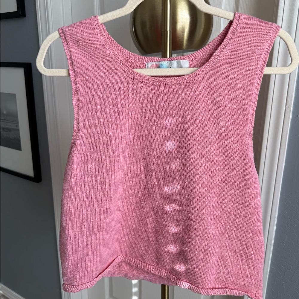 Free People Pink Knit Top